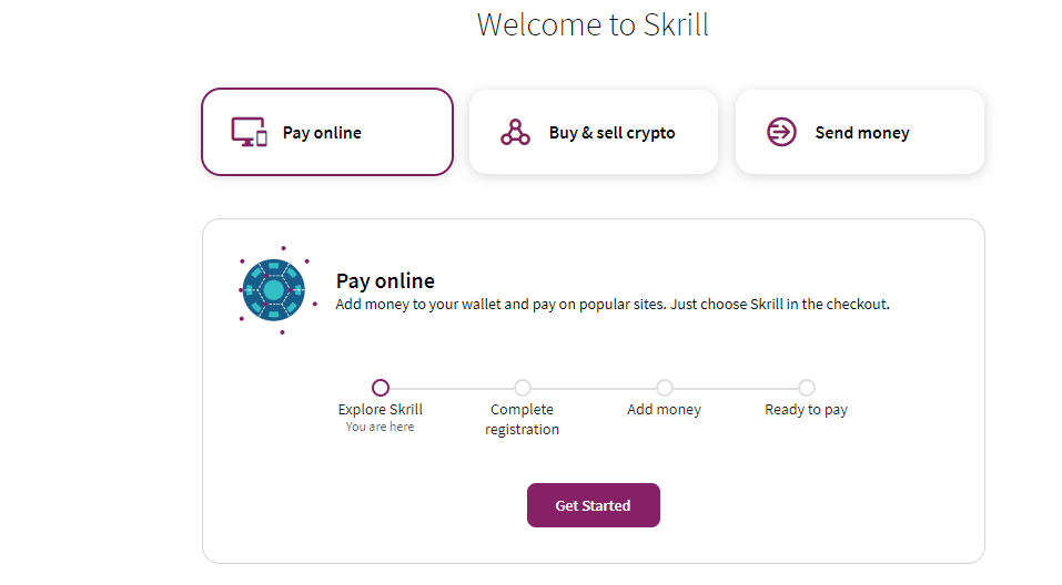 Skrill Dashboard