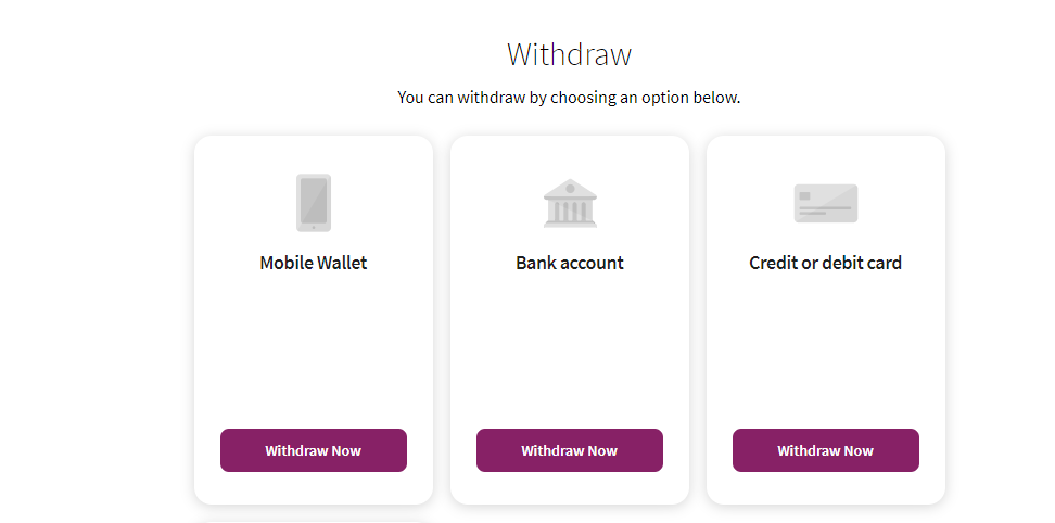 Withdraw